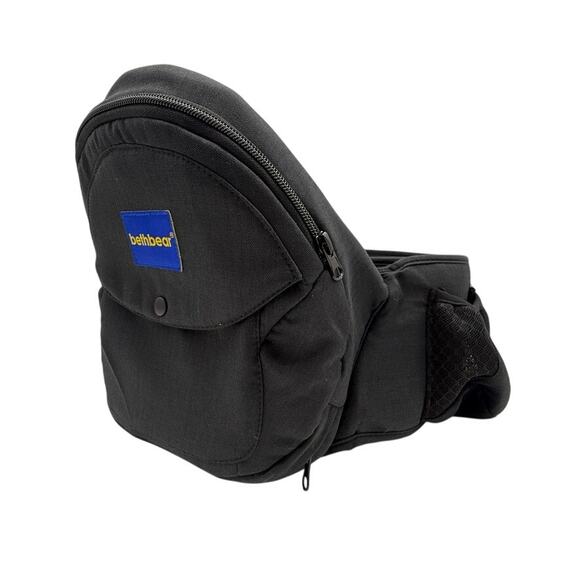 Bethbear Adjustable Support Waist Seat Carrier Belt with Storage Pouch Black - Picture 2 of 10